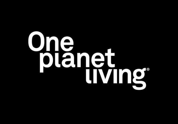 Logo for One Planet Living designed by Demian Conrad