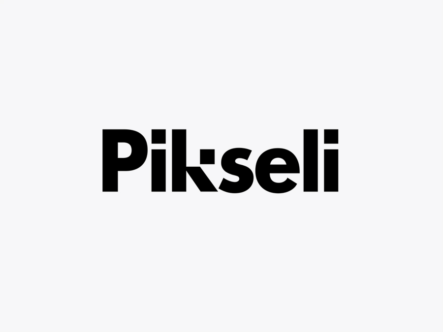 Logotype designed by Werklig for Helsinki office space Pikseli