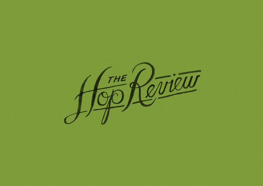 Script logotype created by Jack Muldowney for beer blog The Hop Review