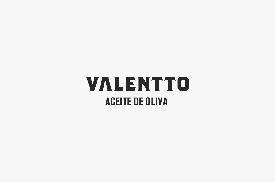 Logotype designed by Anagrama for olive oil brand Valentto