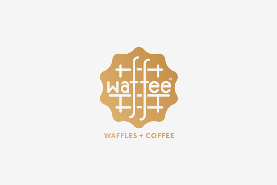Logo designed by A Friend Of Mine for Belgian waffle and coffee chain Waffee
