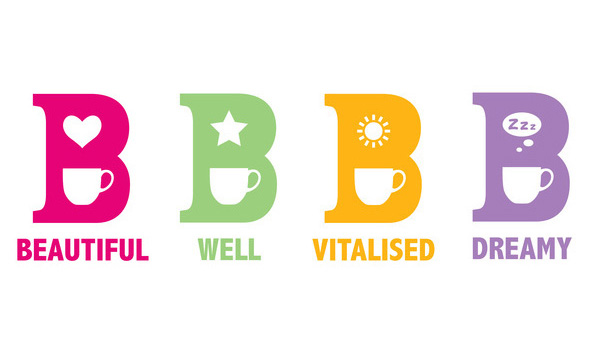 Logo for B Tea from Whittard designed by Nick and Carole