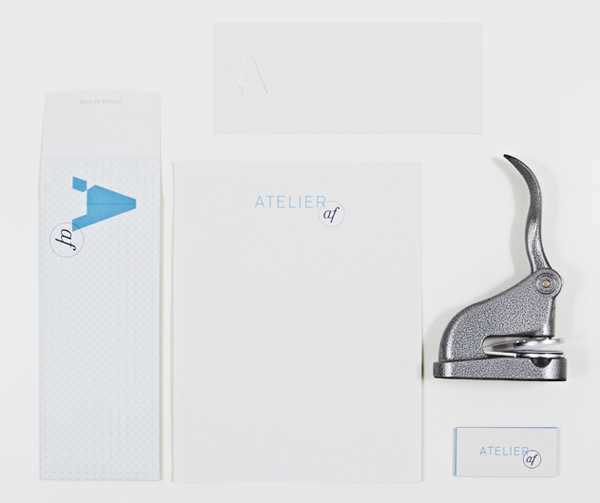 Atelier af - Logo and branding created by Blok