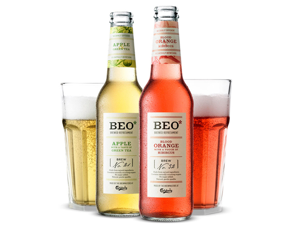 Packaging by Ergo for sparkling fruit drink range Beo*