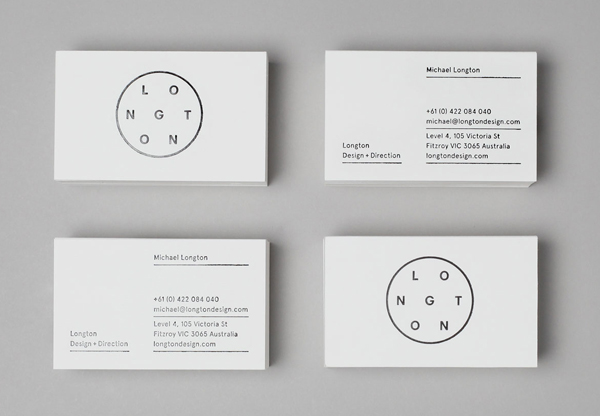 Logo and business card design by Longton