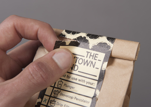 Packaging designed by Liquorice Studio for cafe and coffee shop Newtown Social Club