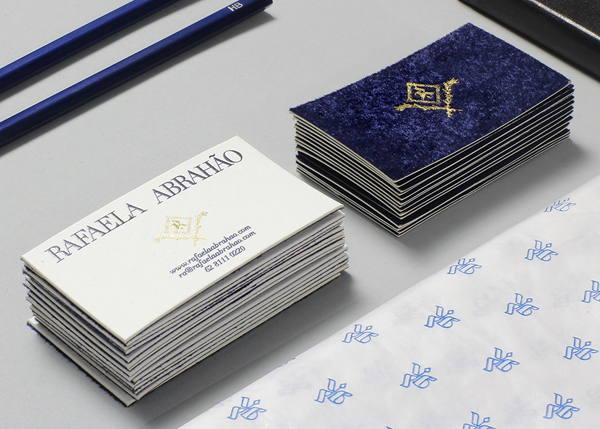 Rafaela Abrahao - Logo and stationery design by Br/Bauen