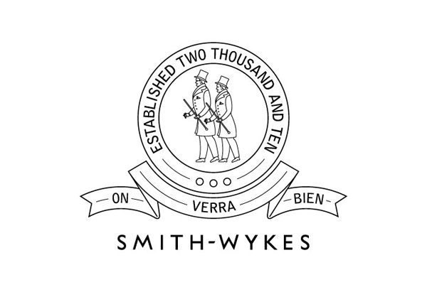 Logo for London and Paris-based male fashion brand Smith-Wykes designed by Studio Small