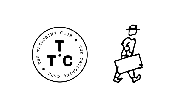 Logos designed by London based creative agency Saturday for American styled clothing brand The Tailoring Club