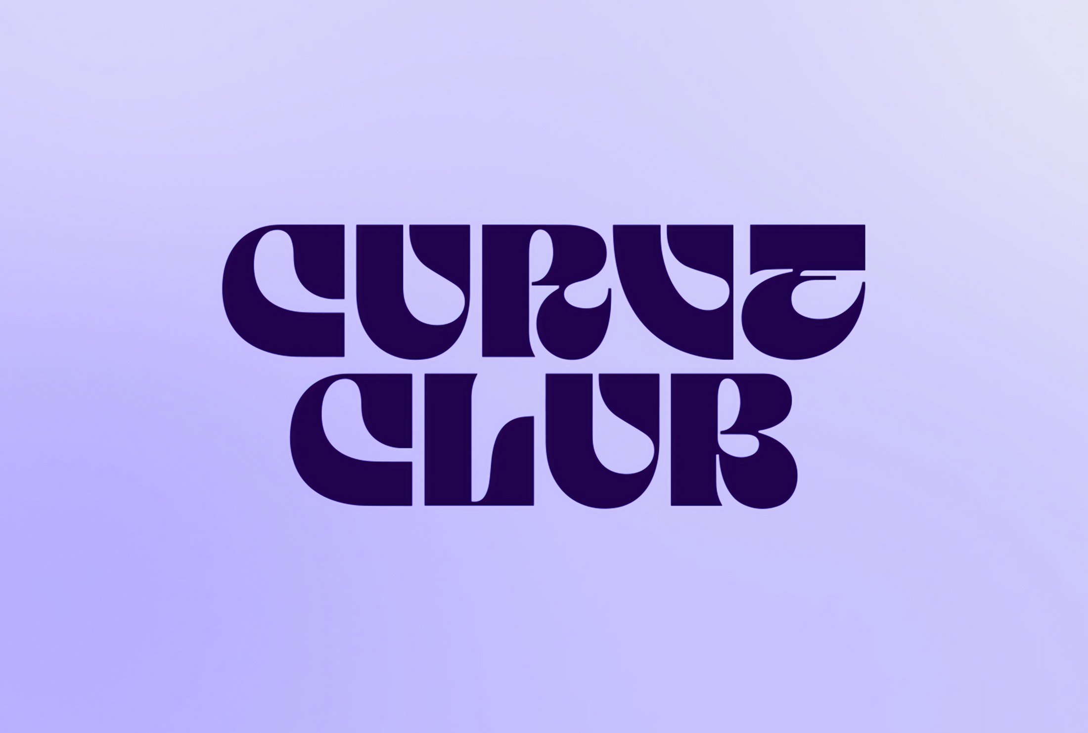 New logotype for luxury private members club Curve Club designed by Wildish & Co. 