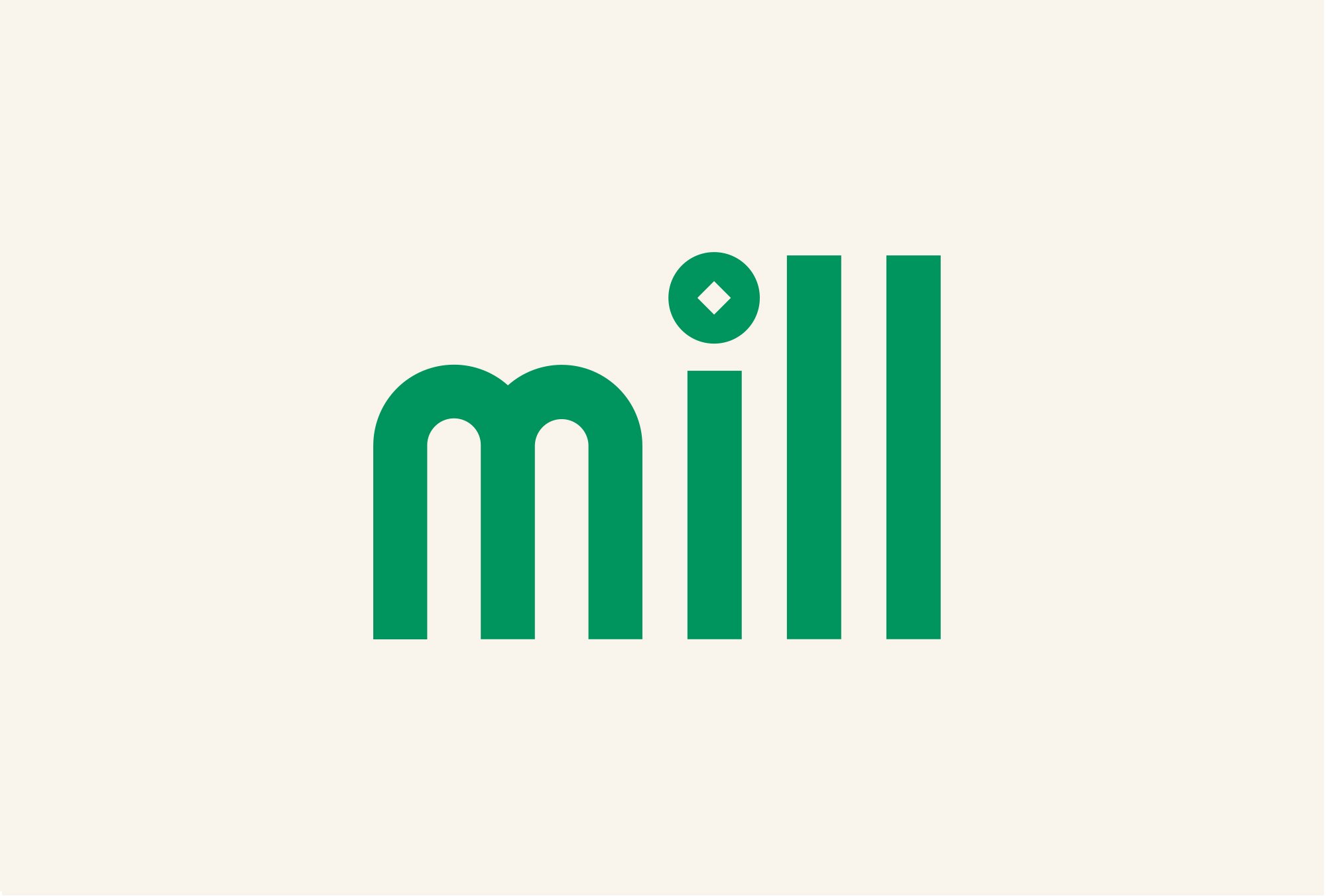 Brand identity designed by San Francisco-based Manual Creative for home waste management and bin system Mill. 