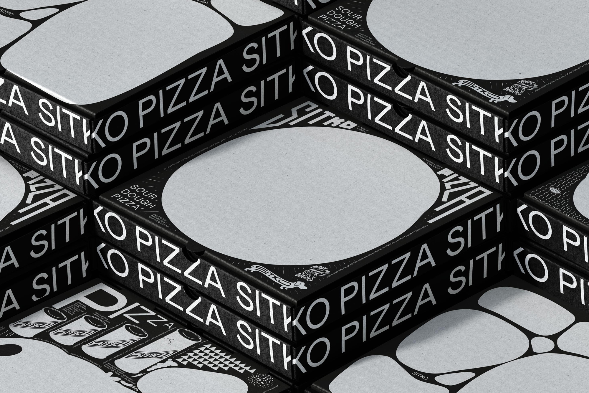 The Anthology of Pizza Box Graphic Design: Pizza Town – The Lower