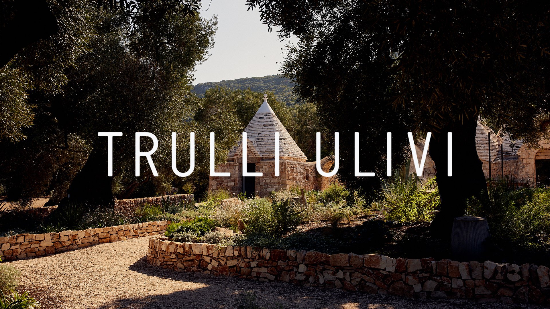 Logotype by Here Design for Italian olive oil producer Trulli Ulivi.