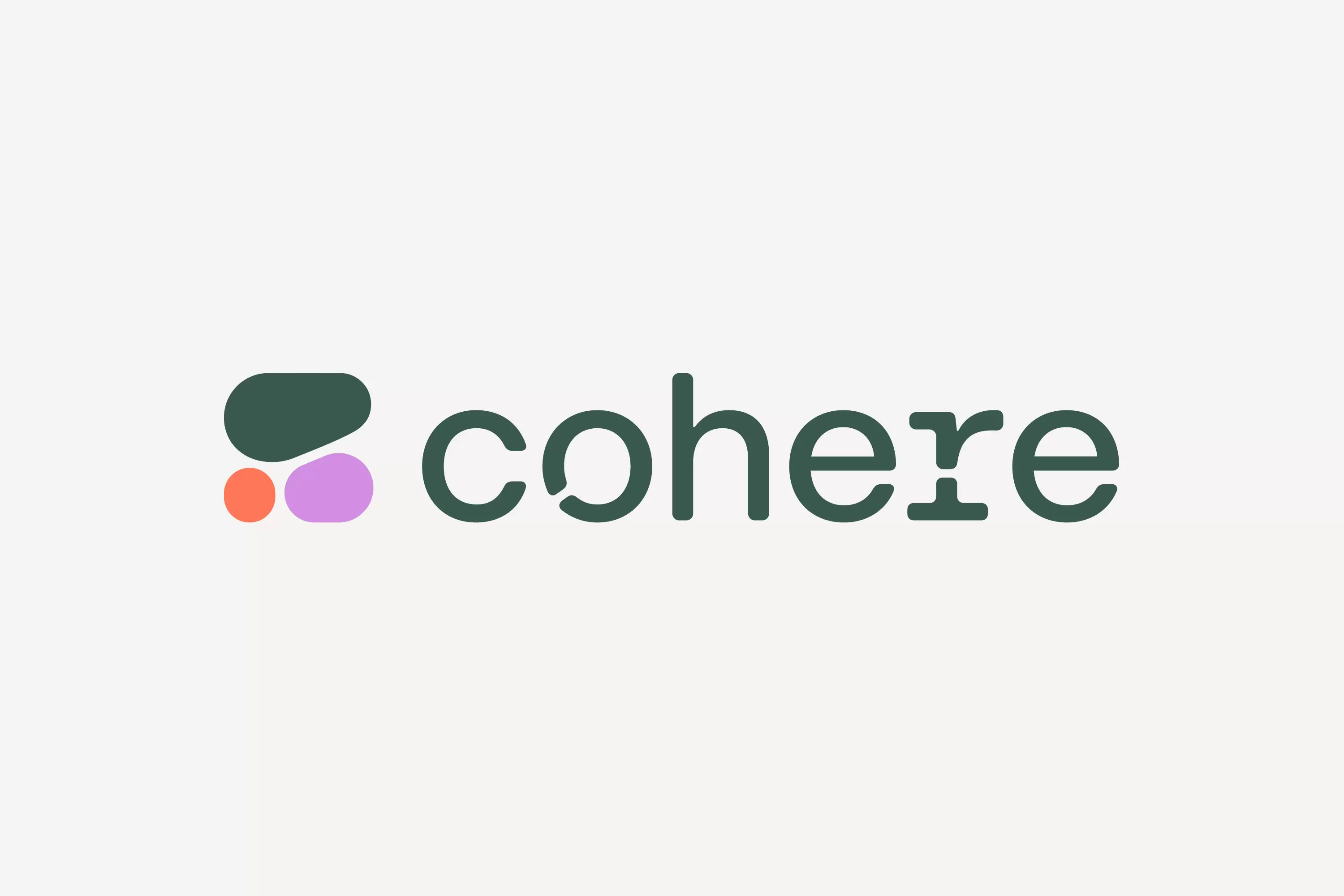 Logo for AI platform for business Cohere designed by Pentagram partners Jody Hudson-Powell & Luke Powell