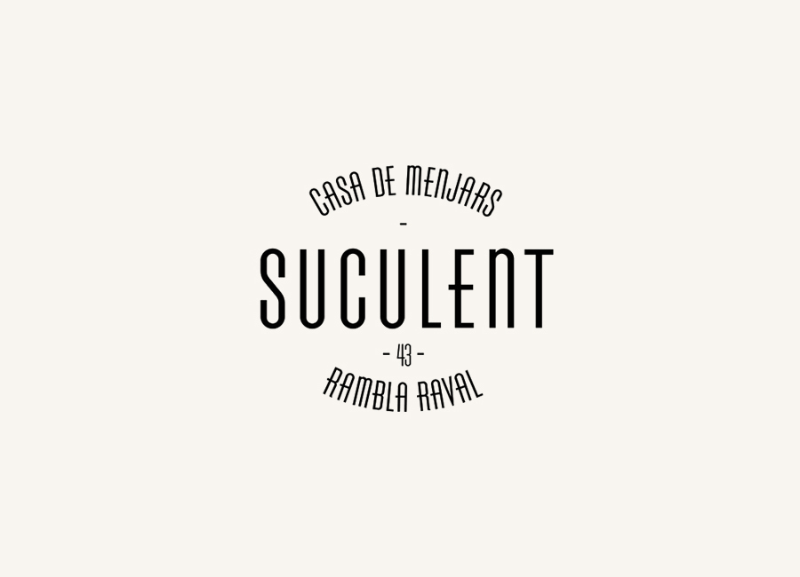 Logotype designed by Comité for Spanish kitchen and bar La Taverna Del Suculent