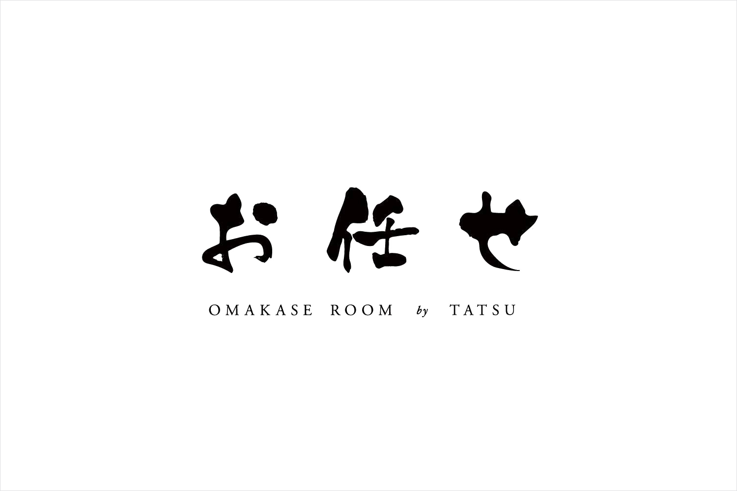 Logotype designed by Savvy for New York restaurant Omakase Room by Tatsu