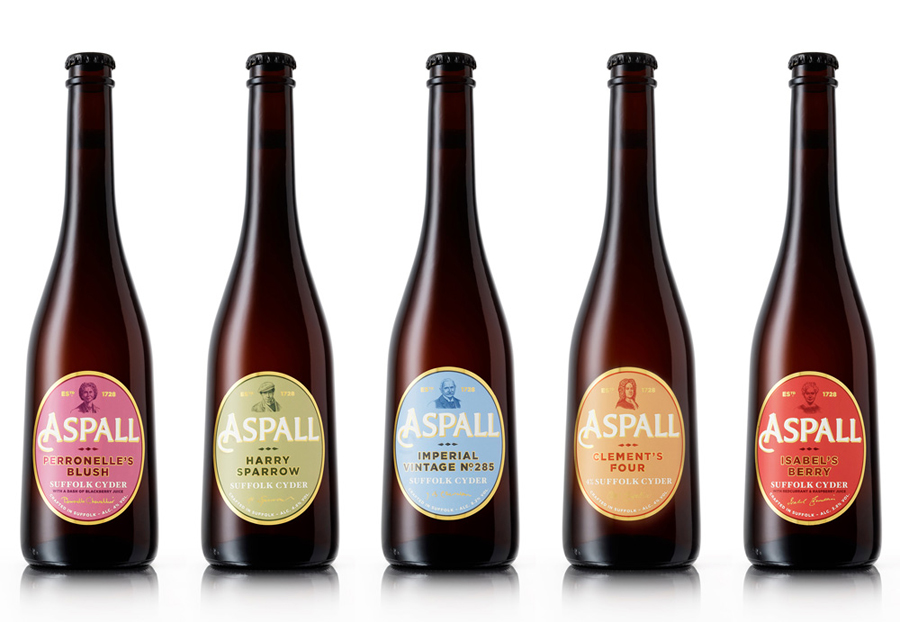 Top 5 Packaging Design Projects of 2014 – Aspall designed by NB Studio