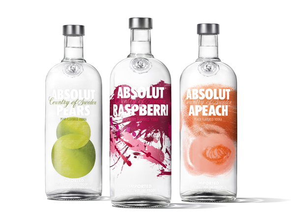 New Packaging for Absolut Flavored Vodka by The Brand Union - BP&O