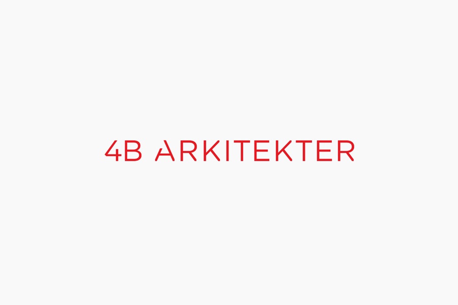 Branding for 4B Arkitekter by Norwegian graphic design studio Commando Group