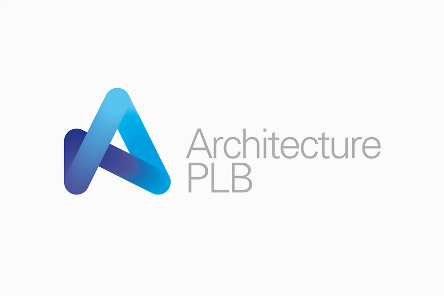 Logo designed by Sea for Winchester and London based Architecture PLB