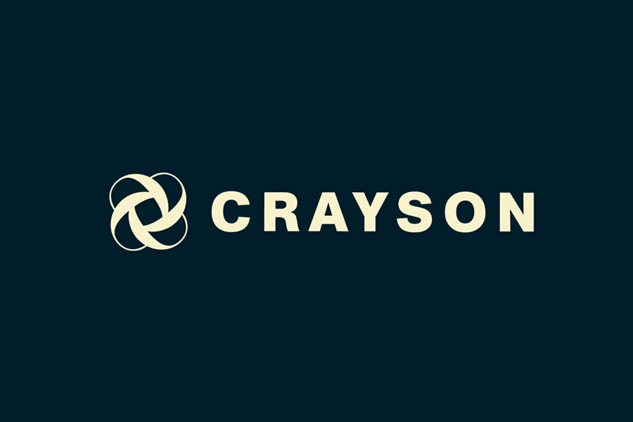 Logotype created by Beam for Crayson, a luxury estate agent serving the Notting Hill district of London