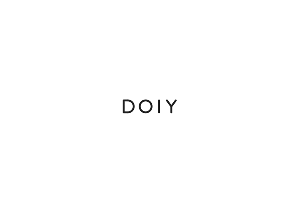 Logo, art direction, print and packaging by Barcelona-based Folch for product design company DOIY