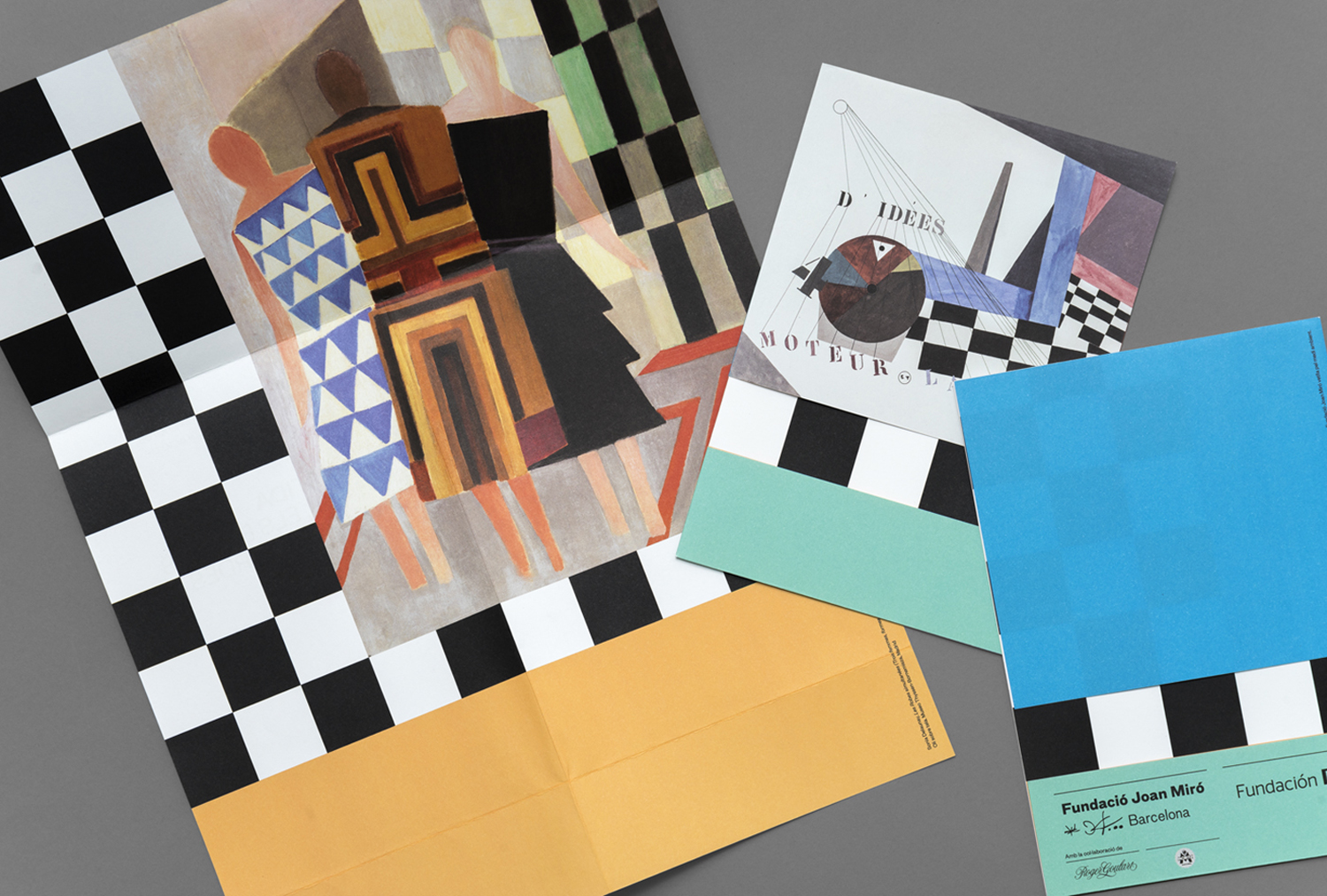 Visual identity and print by Hey for the exhibition Endgame: Duchamp, Chess, and the Avant-Garde at Fundació Joan Miró