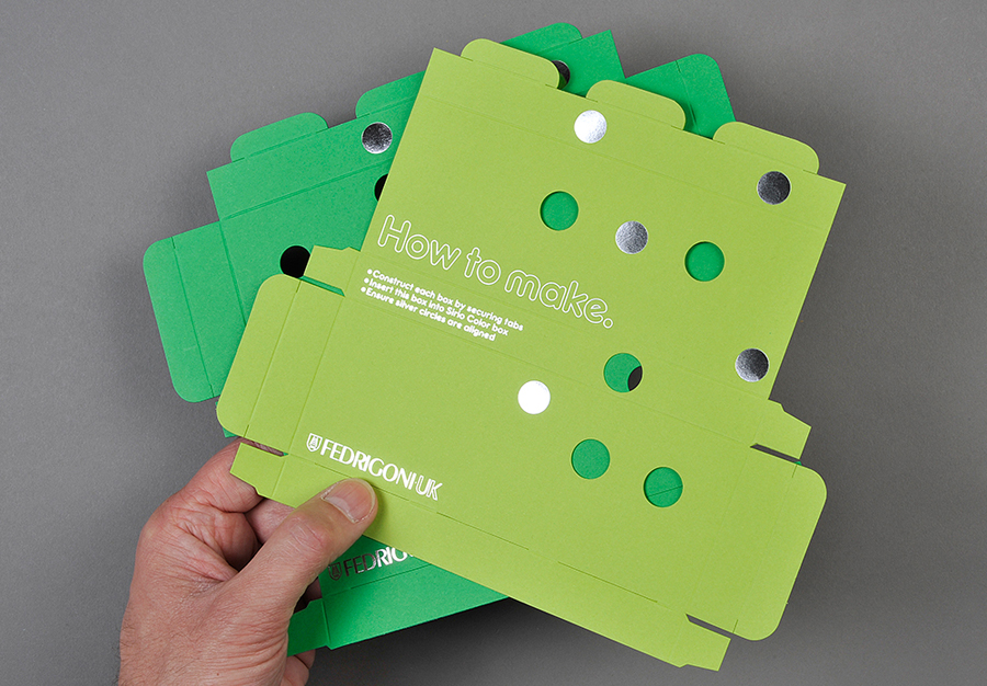 Packaging for paper manufacturer Fedrigoni's Sirio Color range designed by Design Project
