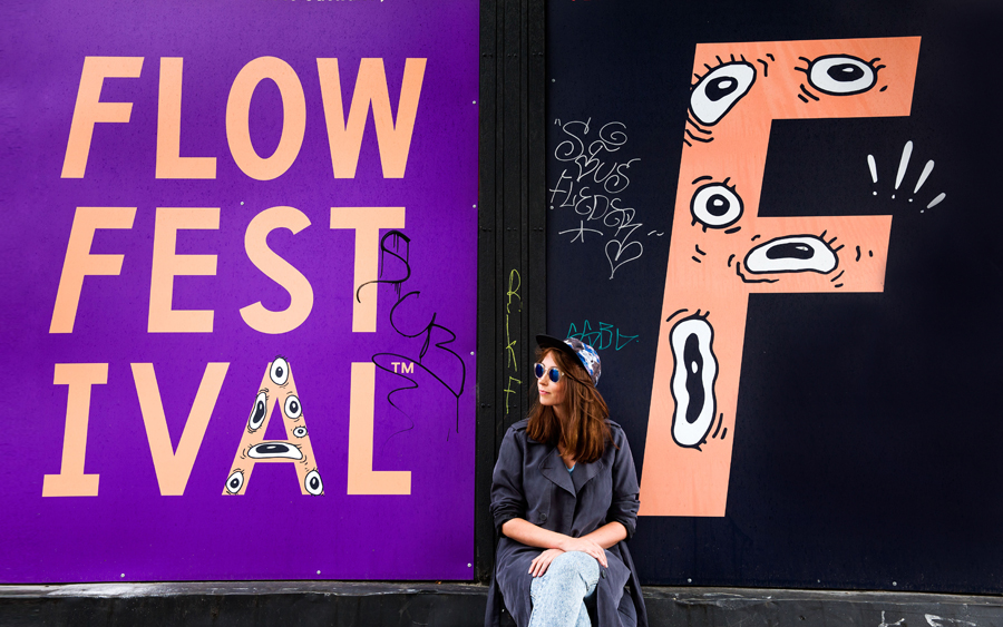Branding, custom typography and posters for Flow Festival by Bond, Finland
