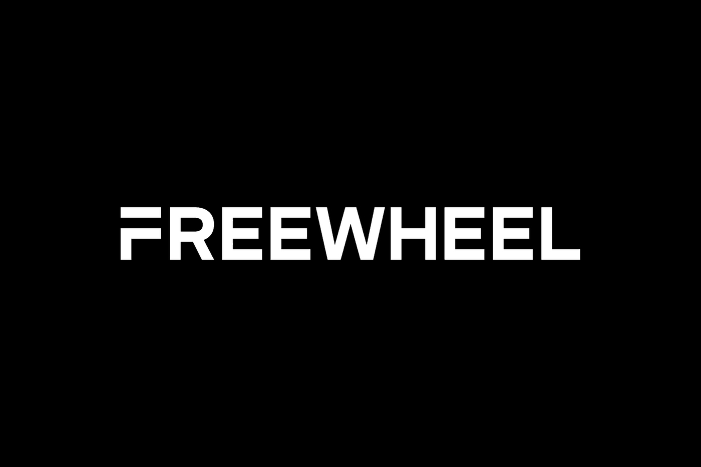 Logotype by New York based graphic design studio Collins for Freewheel, a wi-fi only mobile phone service