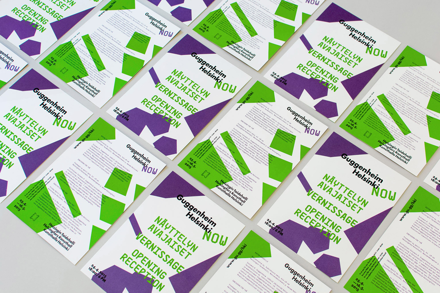 Green and Purple Spot Colour: Guggenheim Now by Kokoro & Moi