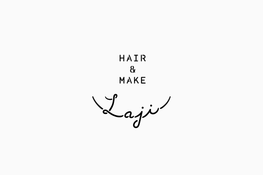 Laji Hair & Make logotype designed by UMA