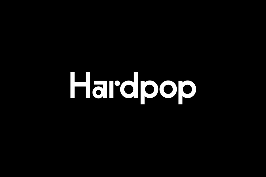Logo designed by Face for electronic music venue Hardpop