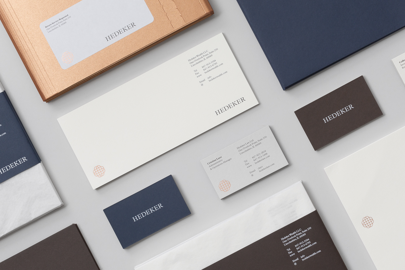 British Branding & Design – Hedeker Wealth & Law by Socio Design, London