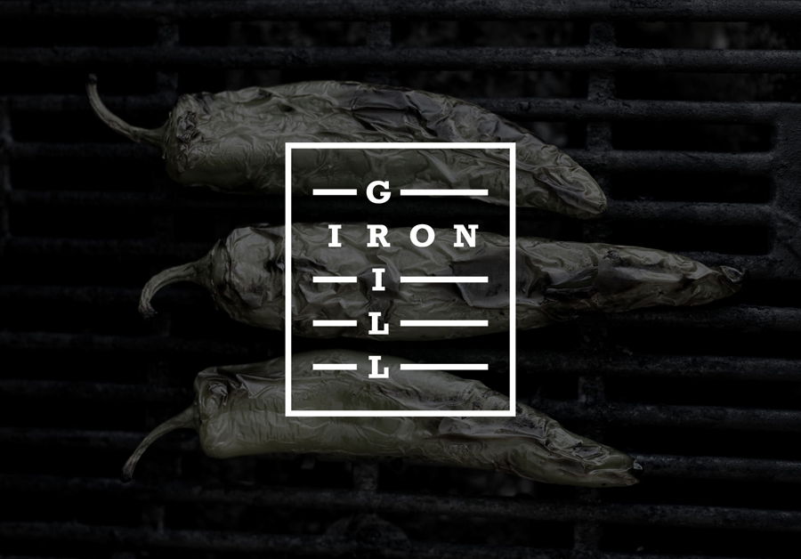 Branding for fast food business Iron Grill by graphic design studio End Of Work