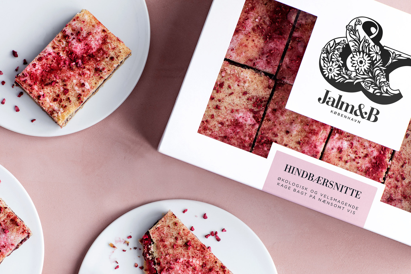 Brand Identity and packaging for Danish bakery brand Jalm & B by Kontrapunkt