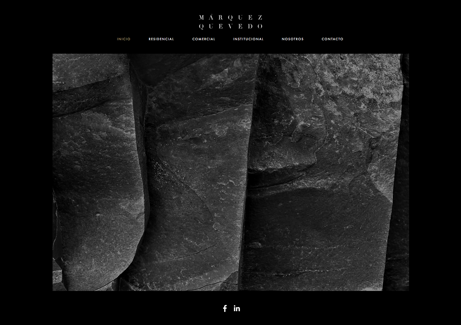 Brand identity and website for Mexican architectural studio Marquez Quevedo by La Tortillería