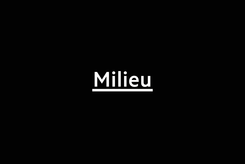 Logo design by Hi Ho for Melbourne-based boutique developer Milieu