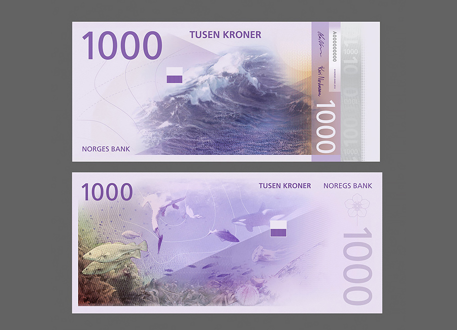 Norway’s New Banknotes by The Metric System & Snøhetta designed in Oslo, Norway