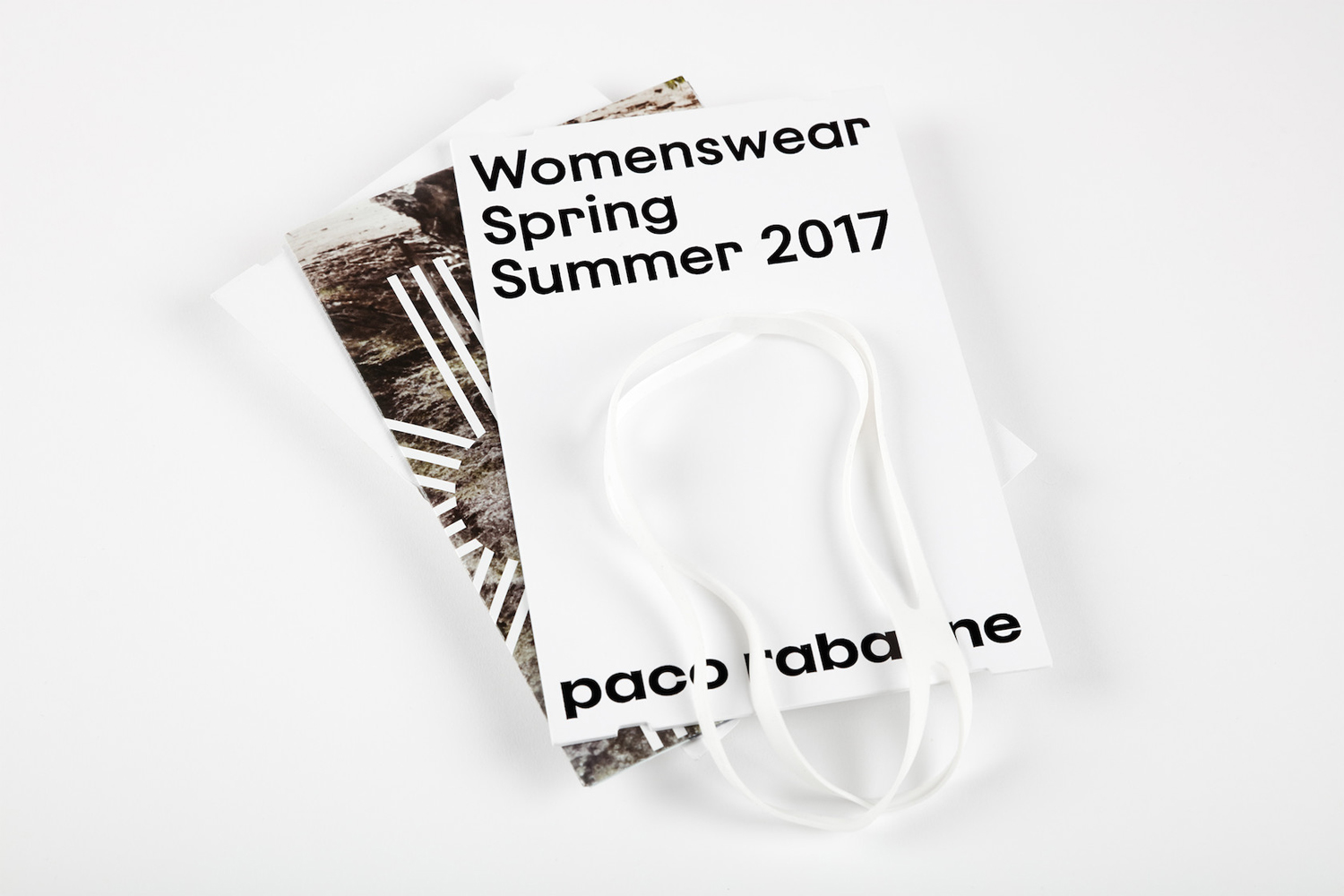 Brand identity and Spring / Summer 2017 invitation for French fashion label Paco Rabanne by Zak Group, United Kingdom