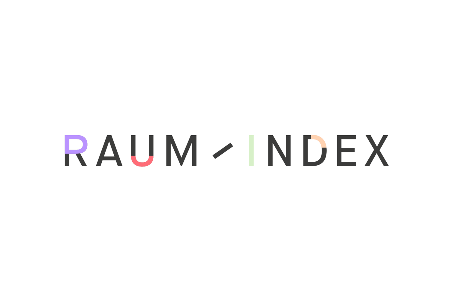 Logotype by Graz and Wien-based Moodley for Austrian shop design studio Raumindex