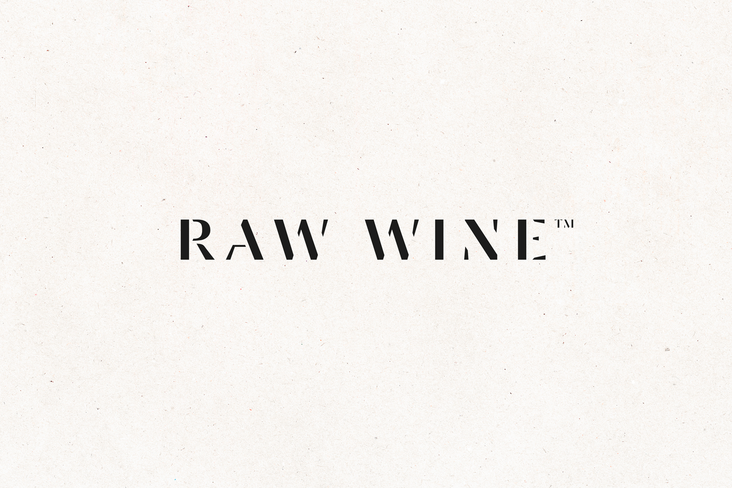 Logotype, letterpress business cards, stationery and brochures by The Counter Press for international wine fair Raw Wine