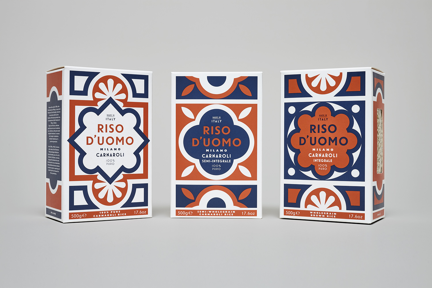 Illustration in Branding – Riso D'uomo by Here Design, United Kingdom