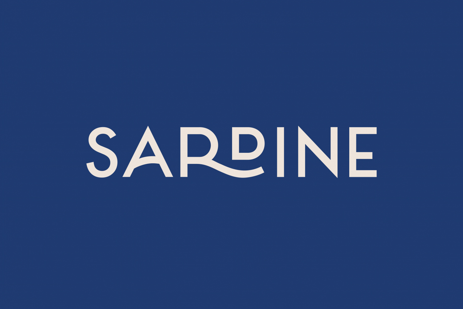 Logo, menus and signage by British studio Here Design for London-based Southern French and Mediterranean food restaurant Sardine