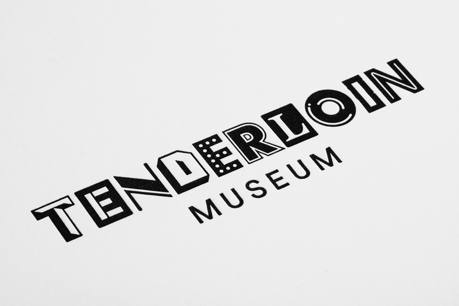 Branding and logotype for Tenderloin Museum by graphic design studio Mucho