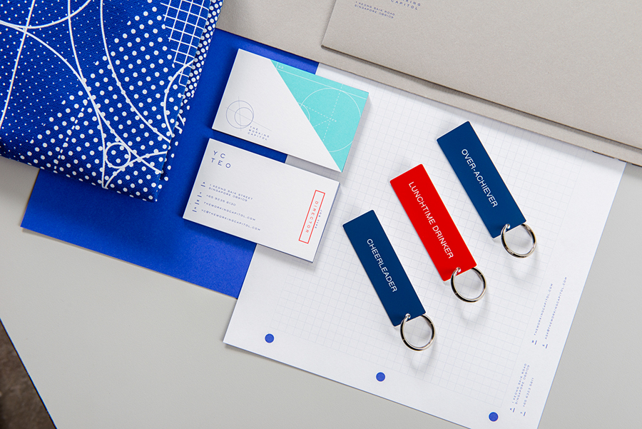 Brand identity and collateral for Singapore co-working space The Working Capitol by Graphic Design Studio Foreign Policy