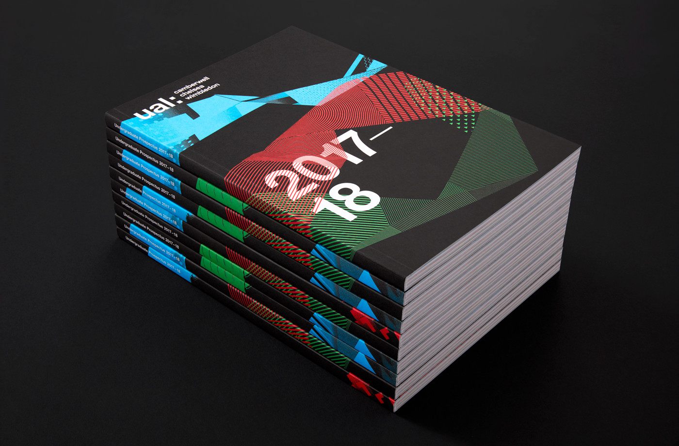 Brochures by Spy for the University of the Arts London 2016–17 campaign
