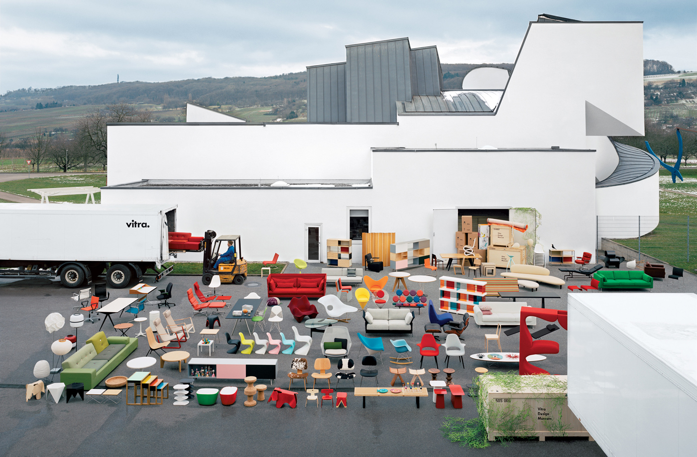 Contemporary home and office furniture from design and manufacturing business Vitra
