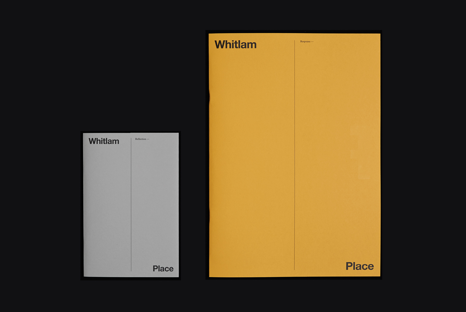 Dyed Papers and Boards – Whitlam Place by Studio Hi Ho