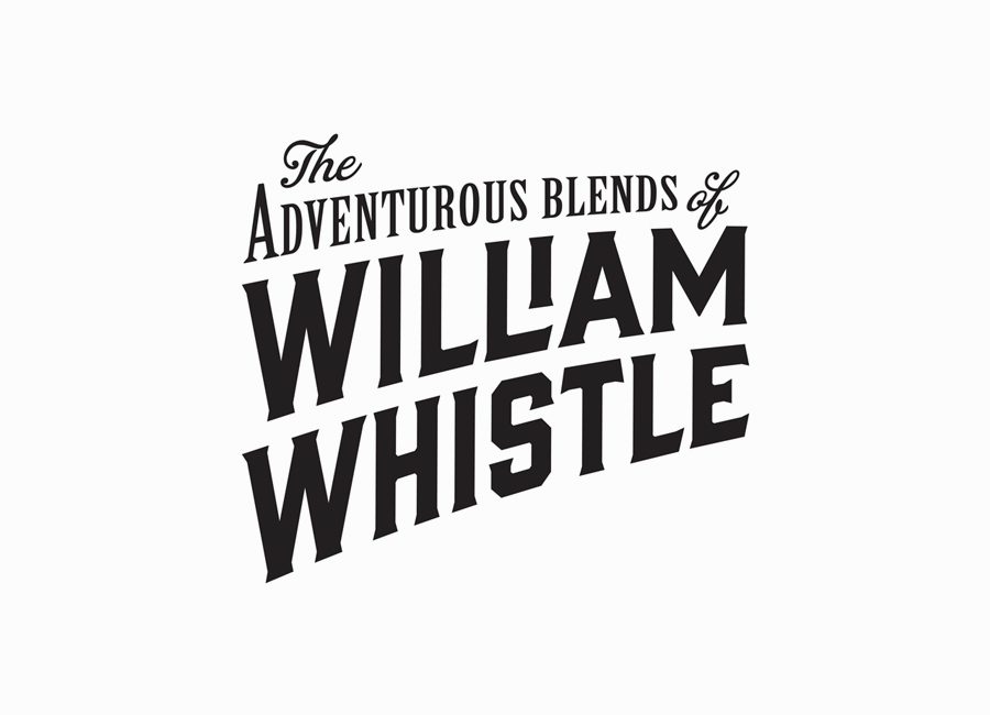 Logotype design for tea and coffee brand William Whistle by Horse